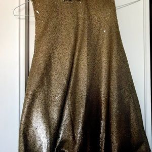 Gold sequin top (never worn)